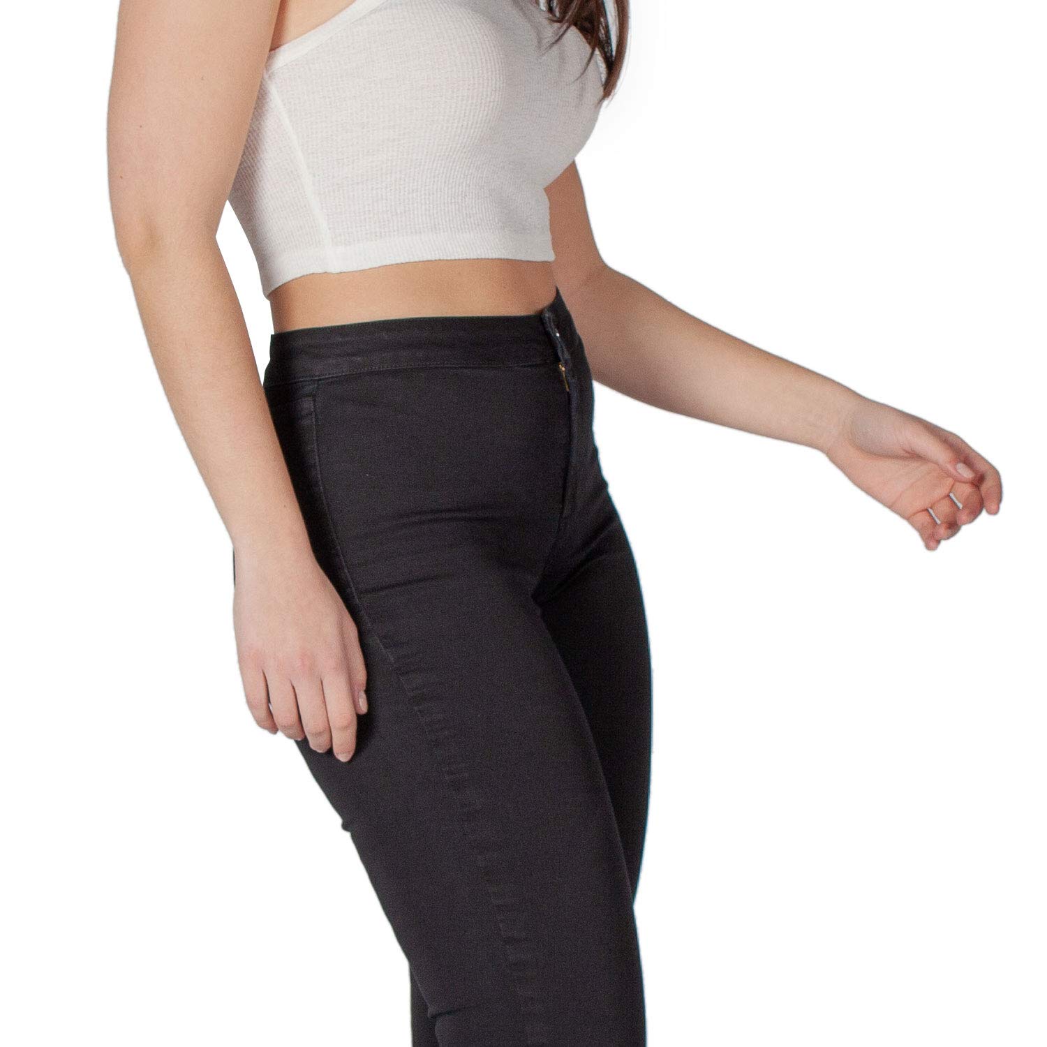 MAMAJEANS Jeggings Donna a Vita Alta, Jeans Comodo in Cotone Ultra Elasticizzato, Skinny Fit - Made in Italy
