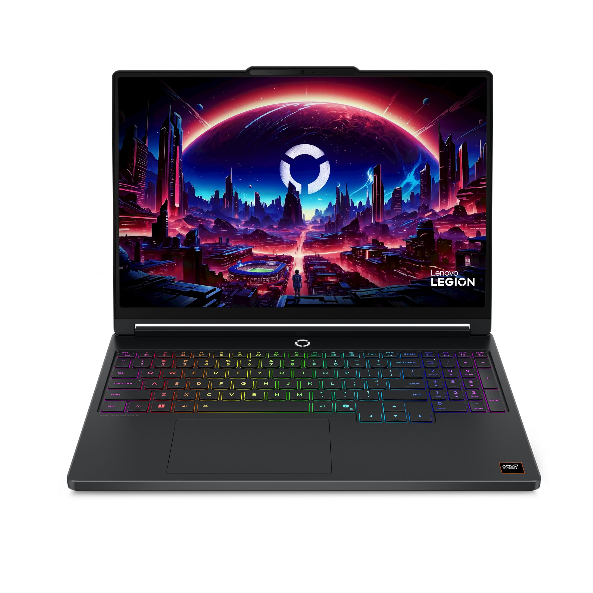 Lenovo Legion 5 Gen 11 - Portátil Gaming IA 15.3" OLED (AMD Ryzen 7 250, NVIDIA GeForce RTX 5060, 165Hz, 16GB RAM, 512GB SSD, Wi-Fi7, Sin Sistema Operativo) QWERTY Retroiluminación RGB, Español-Negro