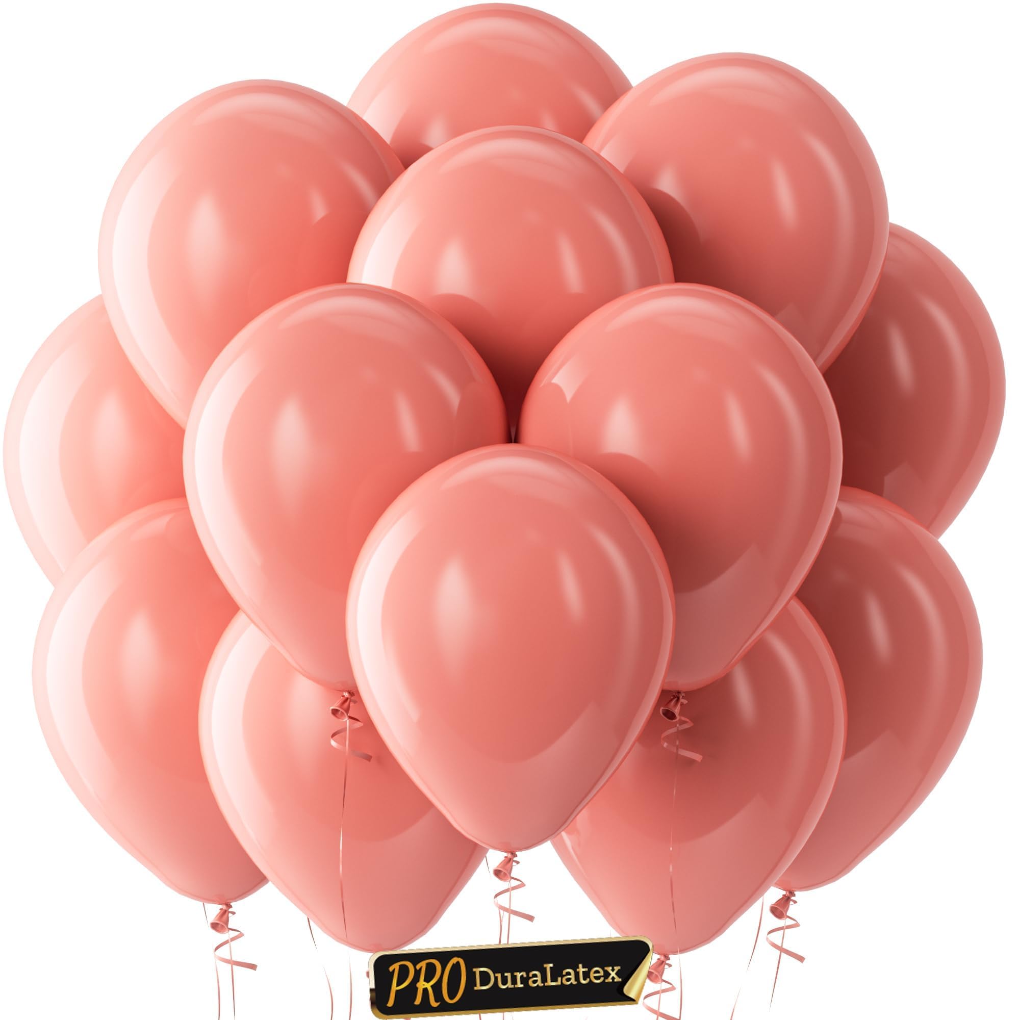 Bezente Pro Duralatex Dusty Pink Extra-Thick Balloons100 Pack 12 inch