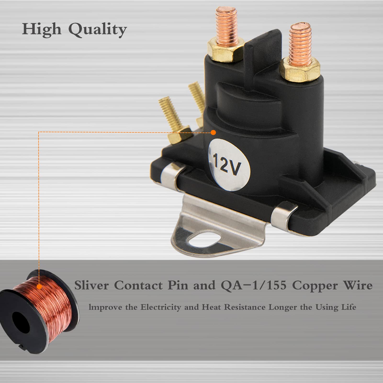 12V (2pcs) Power Trim Solenoid Switch - 89-96158T Solenoid, for