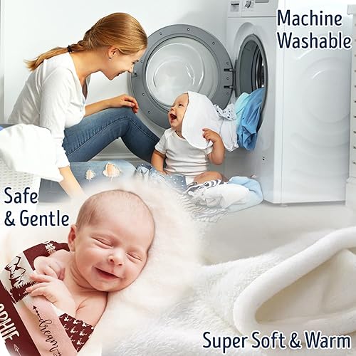 Miniatura 63 de Mantas de bebé personalizadas para niños, manta de bebé de elefante, manta de elefante bebé, manta de bebé personalizada, manta de bebé azul, mantas