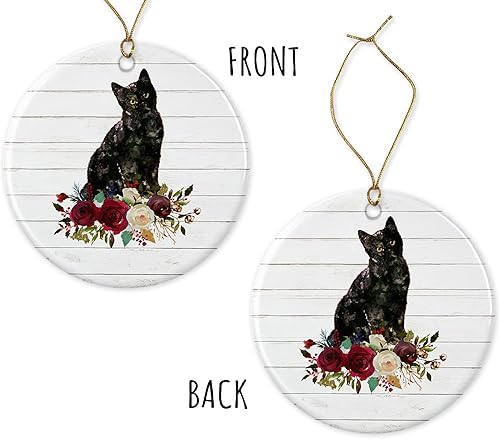 Miniatura 3 de Adorno de gato Adorno de gato de regalo para mascotas Adorno de Navidad de gato negro Regalo para los amantes de los gatos negros Regalo de