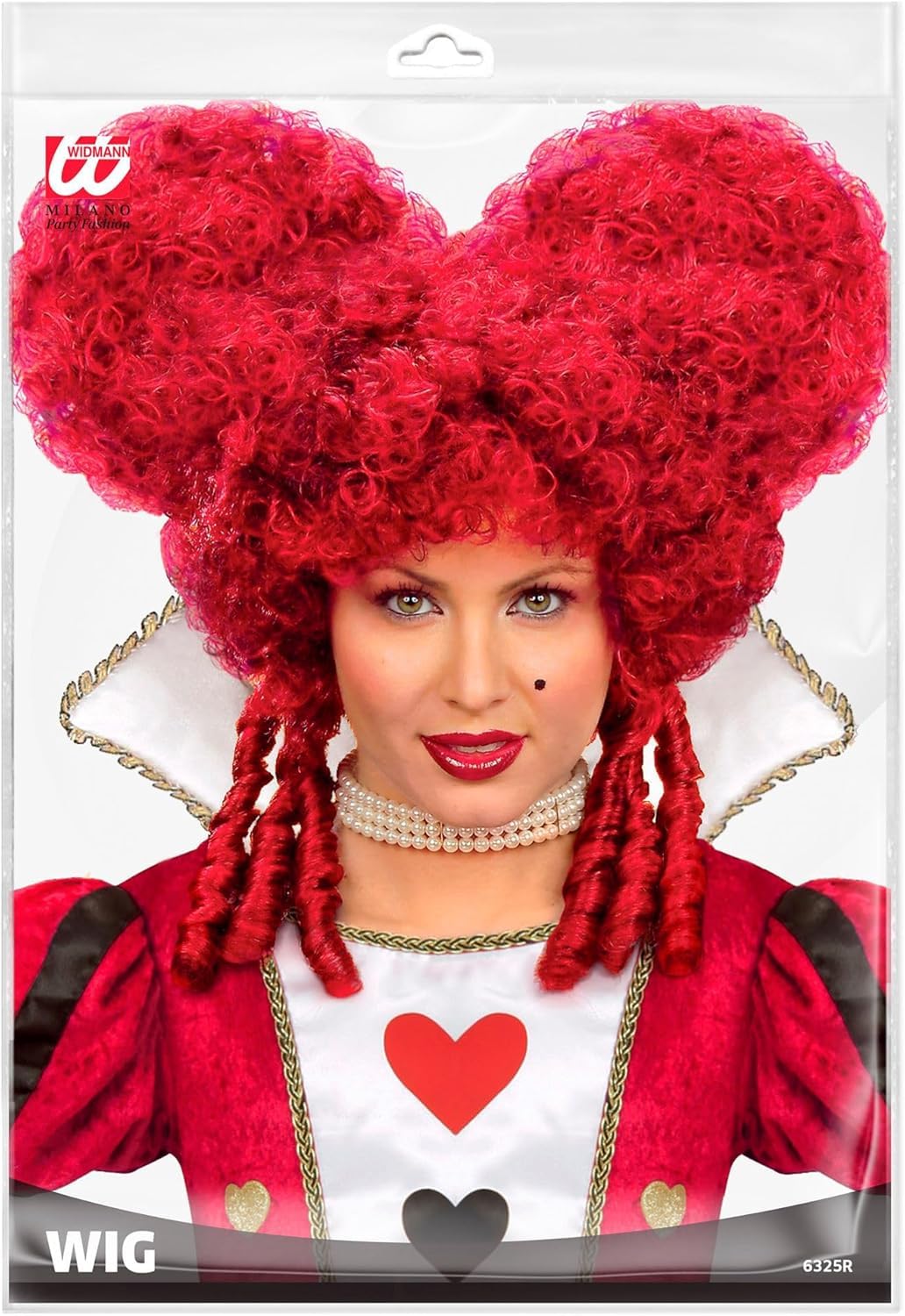W WIDMANN MILANO Party Fashion - Peruka barokowa, arystokraci, dworzanie, renesans, kostiumy karnawałowe, sztuczne włosy, Halloween