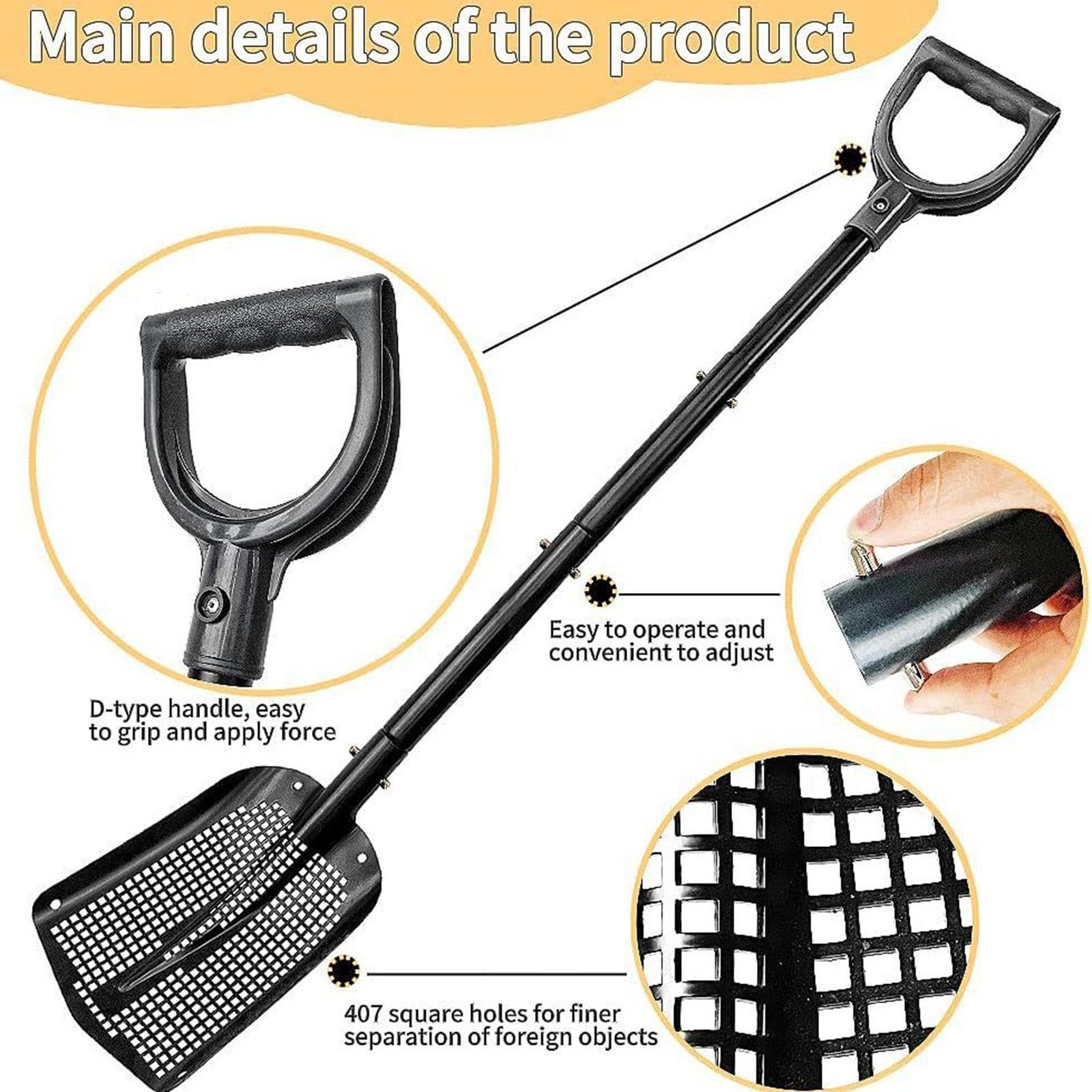 Tamis De Jardin F Fityle - Tamis à Sable Maille PP 21cm Pour Terreau, Compost & Jardinage