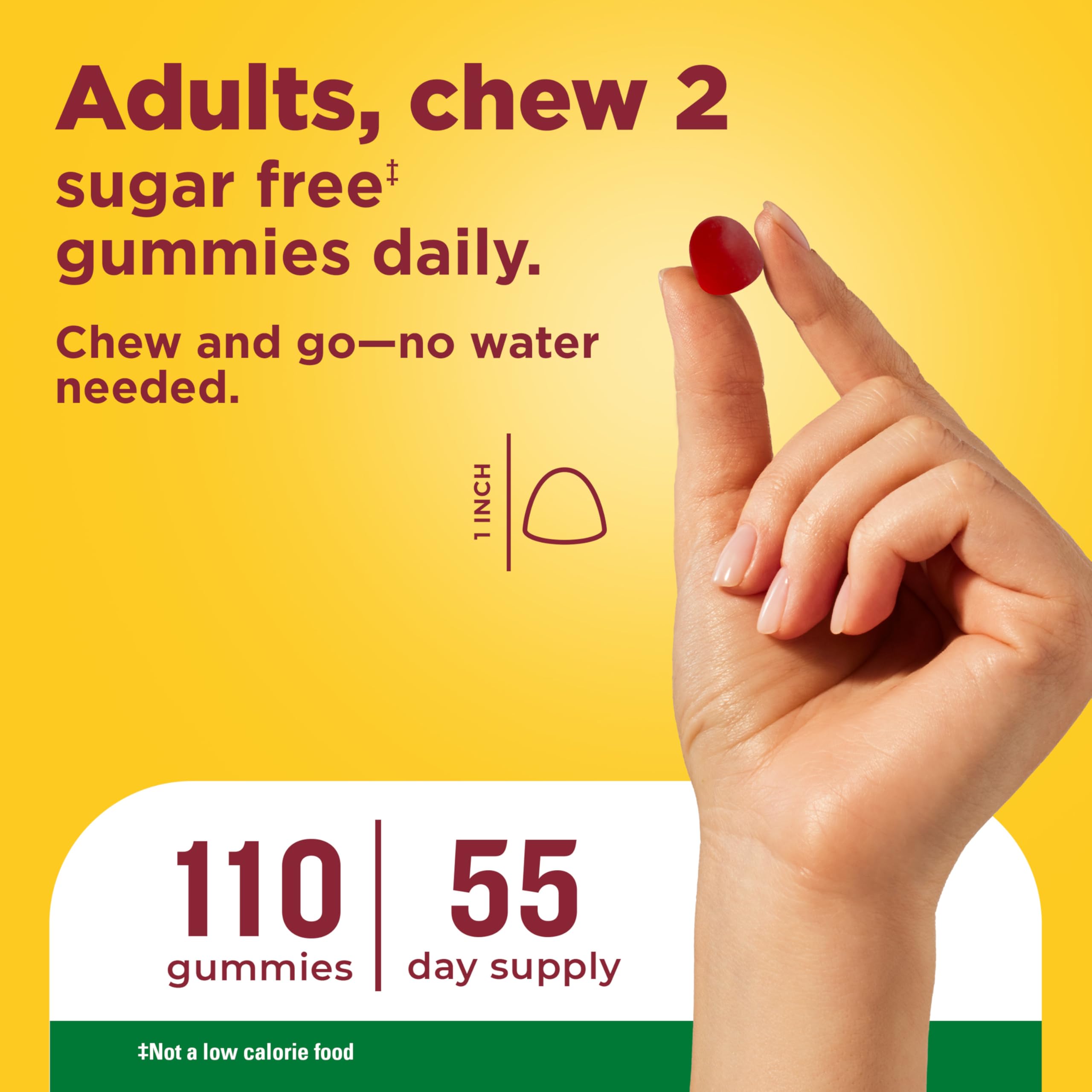 Nature Made Zero Sugar Vitamin B12 1000 mcg per Serving, 110 Gummies — Amazon image 6