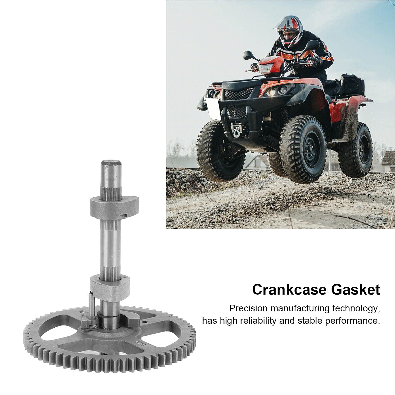 Qiilu Kit Albero a Camme Kit Albero a Camme 84005207 793880 793583 Kit Fasatura Albero a Camme Motore Guarnizione Carter Moto 697110 Ricambio per Fourtrax Rancher 2000-2006