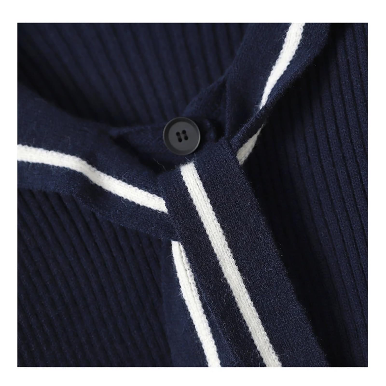 Maglione Donna Cardigan Collar Cardigan Autumn Women A Pezzi Single Maglione A Maniche Lunghe Casual Knictwear in Stile Preppy in Stile