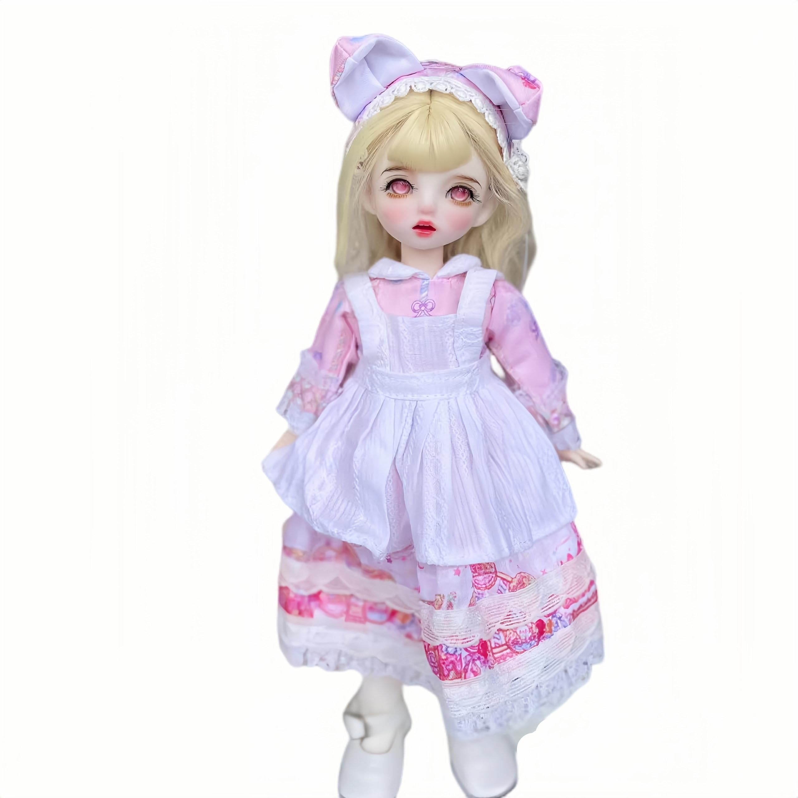 Amazon.com: 1/6 BJD Doll Kawaii Doll Ball Joint Doll Handmade
