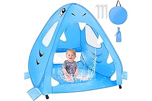 Shark Baby Beach Tent with Pool