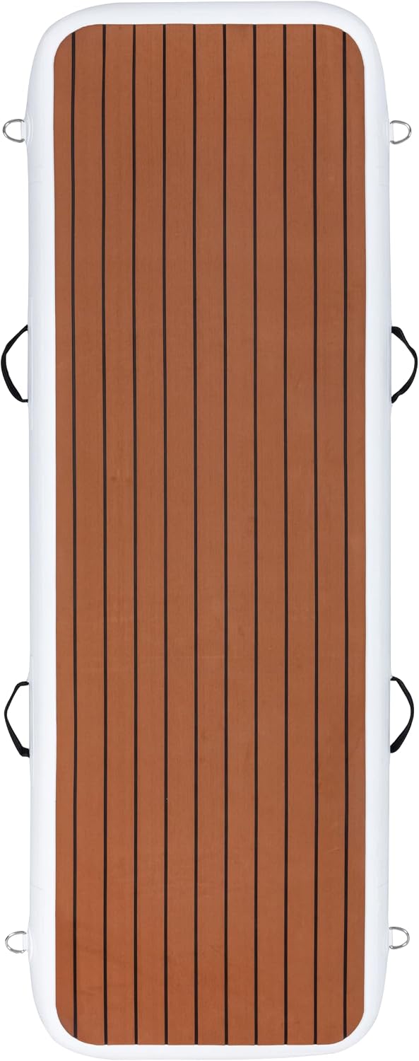 Inflatable Gangway for Yachts & Boats, Durable Dock Gangway with Non-Slip Surface, Portable and Space-Saving Floating Platform Connecting the Yachts and the Docks