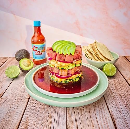 Miniatura 4 de Valentina Mariscos 12.5 fl oz/12.5oz. Paquete de 24 Salsa picante mexicana. Visita Snacks and More LLC Store. Importado de México