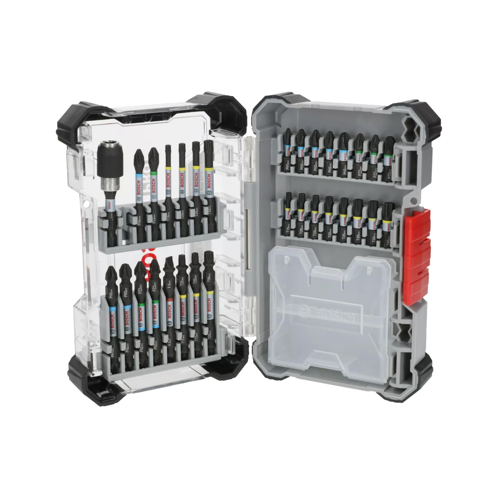 Bosch Pro 31 Piece Robust Impact Torsion Control Driver Drill Bit Set 2608522366 from B&Q