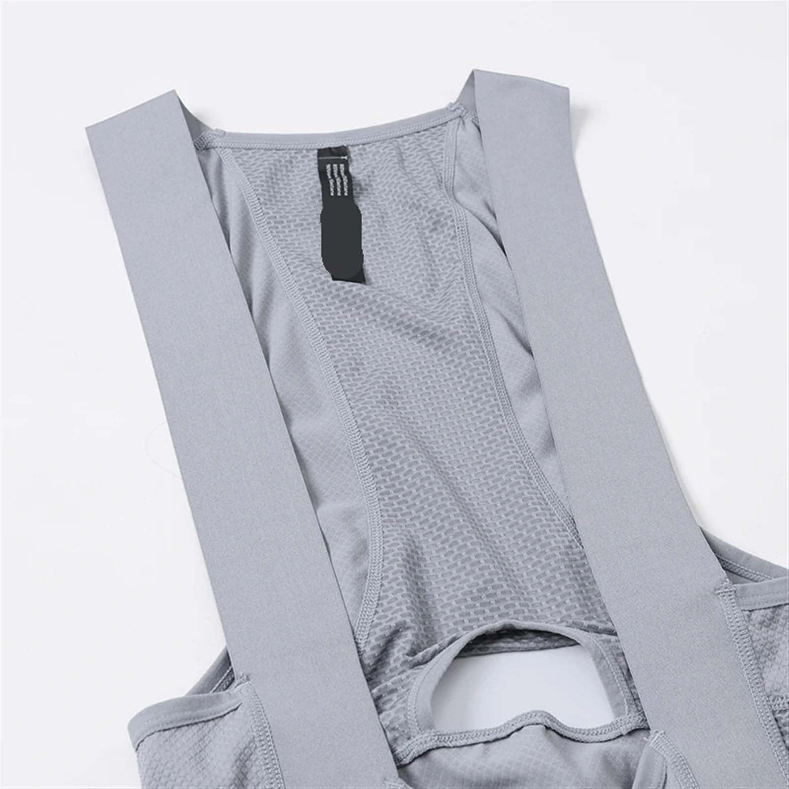 Culotte Ciclismo Hombre Culotte con tirantes for hombre Pro Team, ropa de verano for exteriores, transpirable, for deportes de ciclismo, mallas, culotte con tirantes azul y gris, 6 horas Ropa Ciclismo