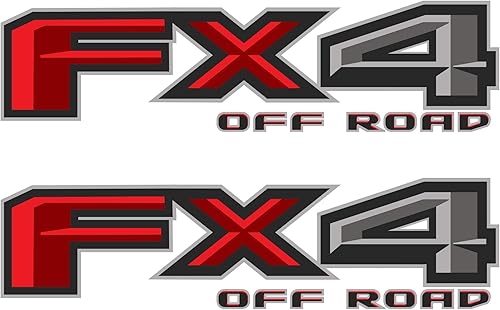 FX4 - Calcomanías todoterreno para camiones F150 Super Duty 2015-2018 (juego de 2)