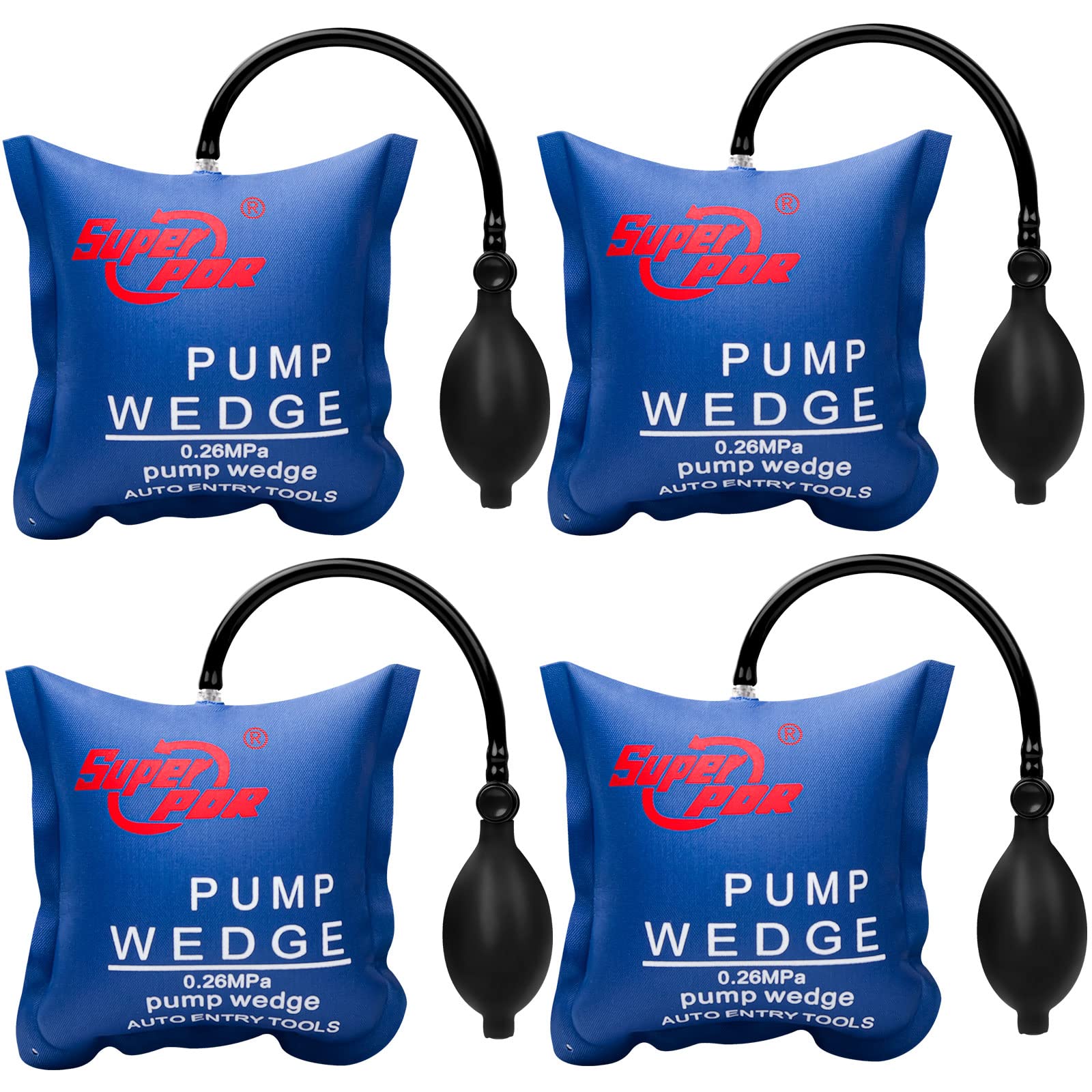 Coussin Gonflable de Levage voiture, Bricolage Pump Wedge Chaque Pièce Peut Supporter 300 Kg Leve Meuble Charge Lourde Coussin De Levage (4 Pcs)