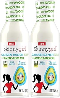 Sugar Free Gluten Free Avocado Oil Salad Dressing, Garden Ranch, 11.5 Ounce (Pack of 2)