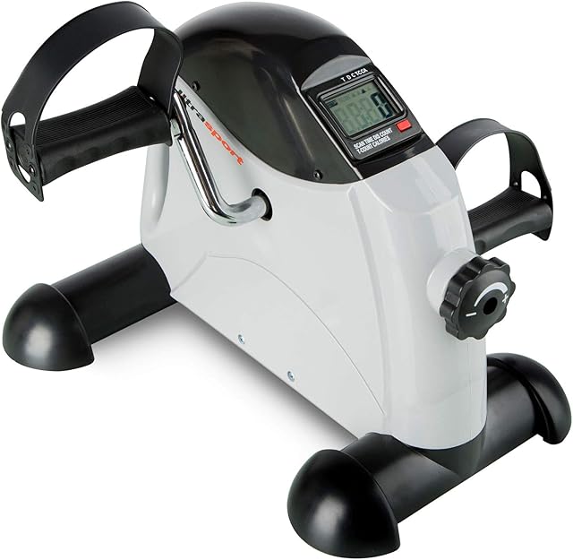 Ultrasport Mini Bike, Compact Exercise Bike, Arm And Leg Exerciser, Pedal Exerciser Ideal For Seniors