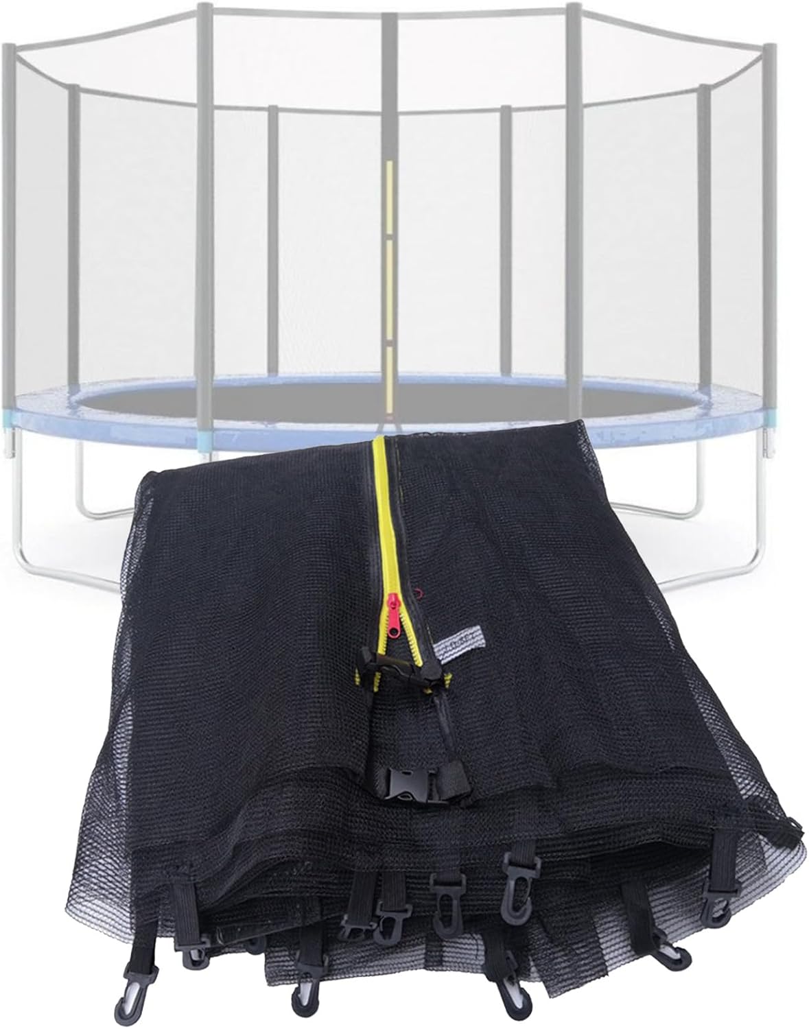 Trampoline Replacement Net Outdoor Round Trampoline Accessories Drop-Resistant Safety Protective Fence Anti-UV Anti-Tear