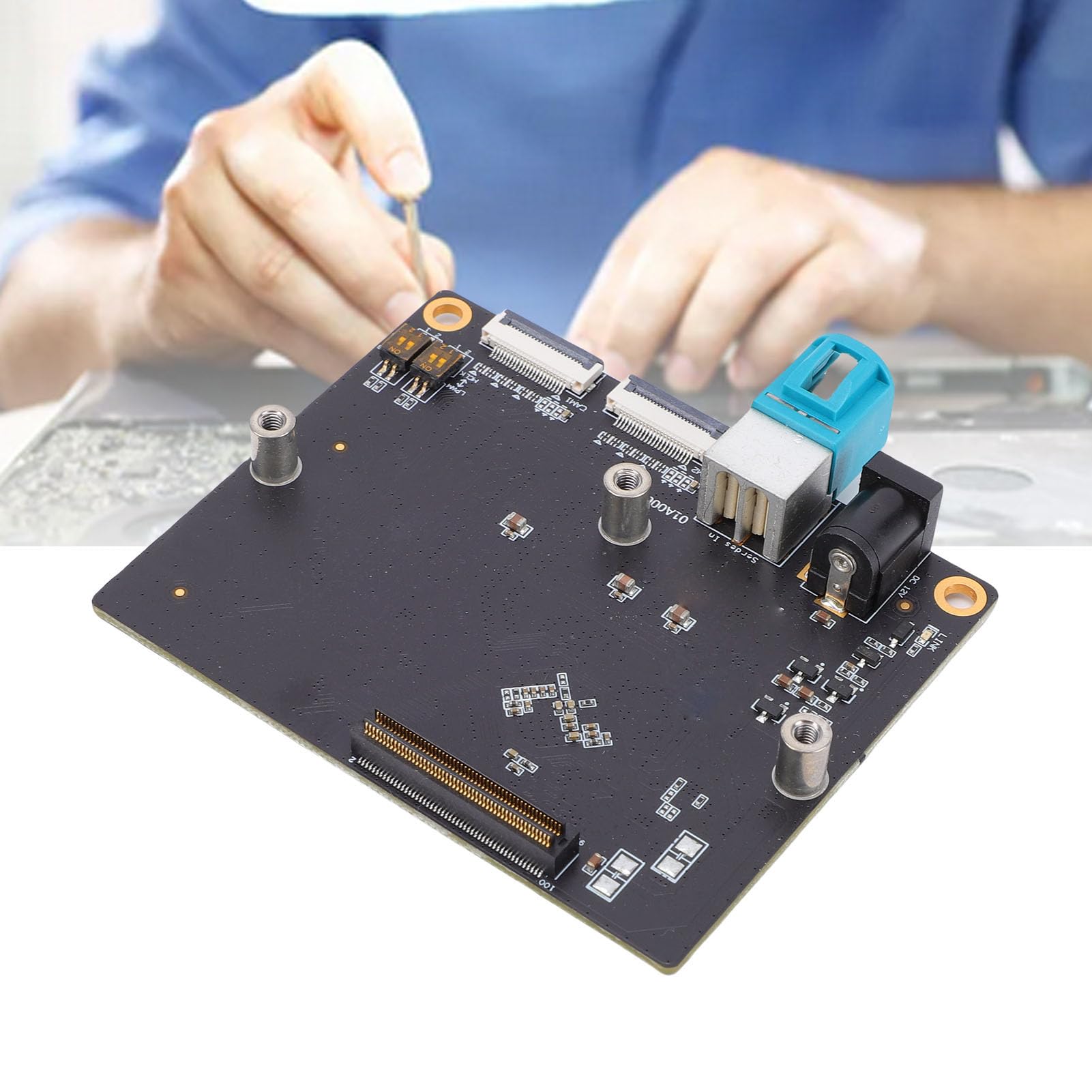 FILFEEL Scheda di Espansione Telecamera per RDK S100 – Doppio Modulo di Interfaccia MIPI CSI-2 a 22 Pin + GMSL con Supporto Deserializzatore MAX96712 per lo Sviluppo di Telecamere Robotiche e