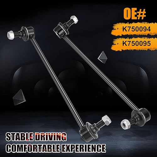 Miniatura 4 de K750094 K750095 Enlaces de barra estabilizadora delantera - Kit de enlace de barra estabilizadora para NISSAN ALTIMA MAXIMA MURANO PATHFINDER QUEST