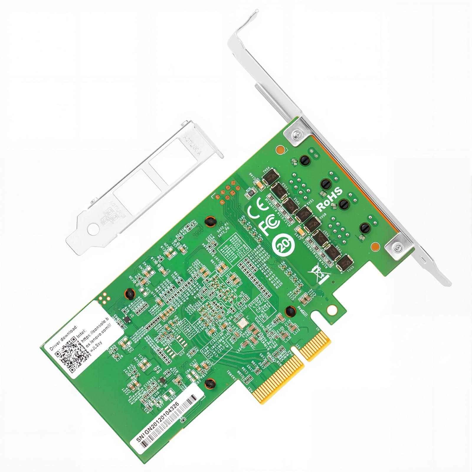 Amazon | Vogzone 10Gb PCI-E NIC ネットワークカード Intel E610-XT2