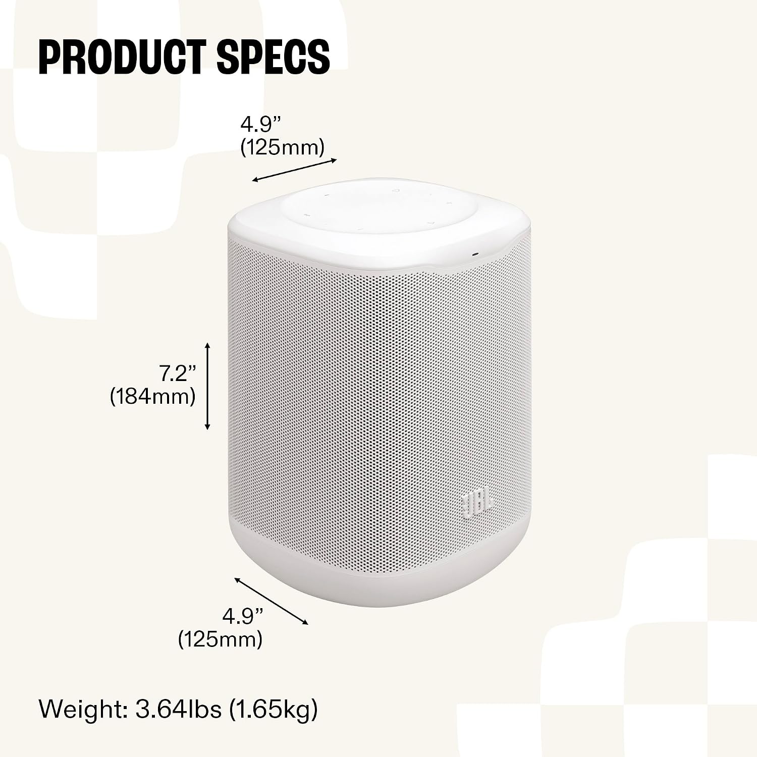 JBL Cove M1: Compact Wi-Fi Home Speaker with Access to Alexa+ – White 8 71i6 GGe29L. AC SL1500