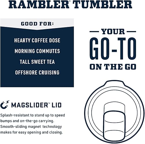 Miniatura 2 de YETI Rambler - Pinta apilable aislada al vacío, acero inoxidable con tapa MagSlider