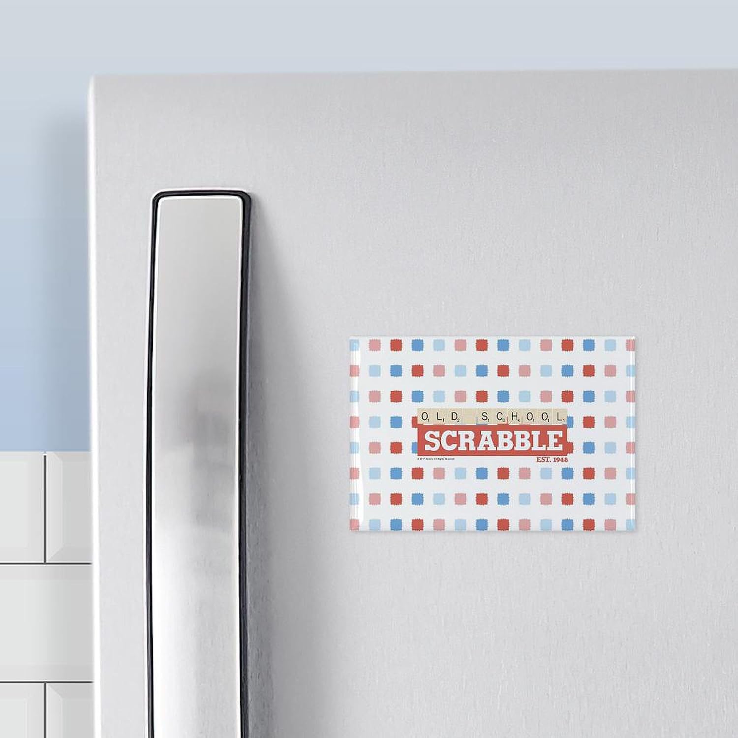 CafePress Old School Scrabble Rectangle Magnet, 3"x2" Refrigerator Magnet
