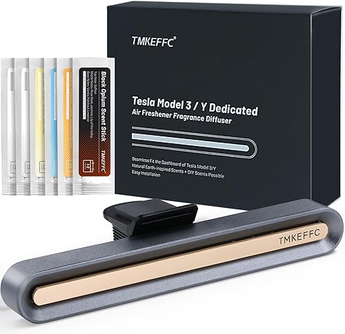 Difusor de fragancia para automóvil en ventilación para Tesla modelo Y, modelo 3, Tesla modelo Y 3, adecuado para ambientador Tesla incluido,