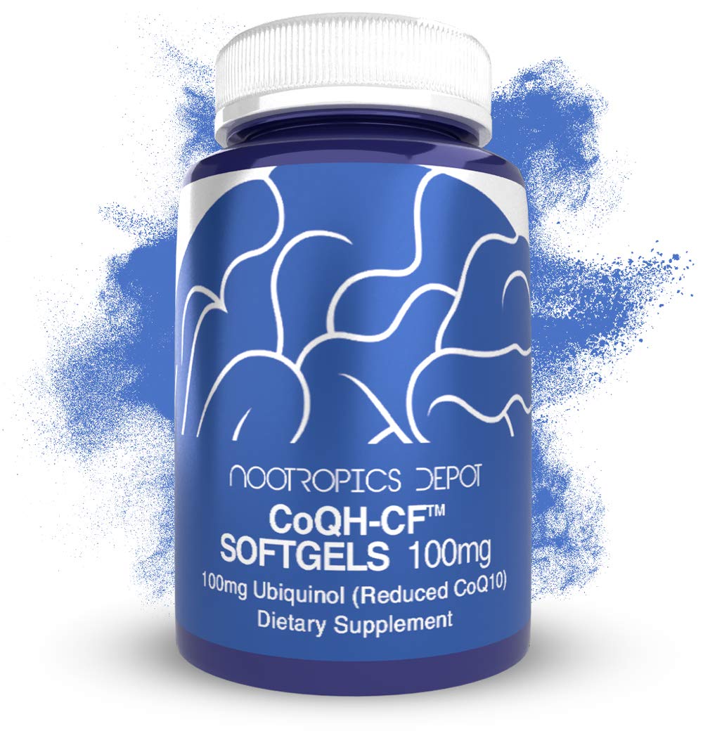 Ubiquinol CoQH-CF Softgels | 100mg Ubiquinol Supplement | 60 Count | Reduced CoQ10