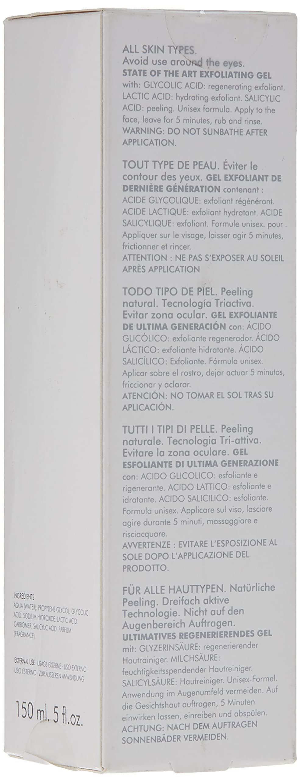 Casmara Natural Peeling Tri-Active, Exfoliante natural tri-activo, 150 ml