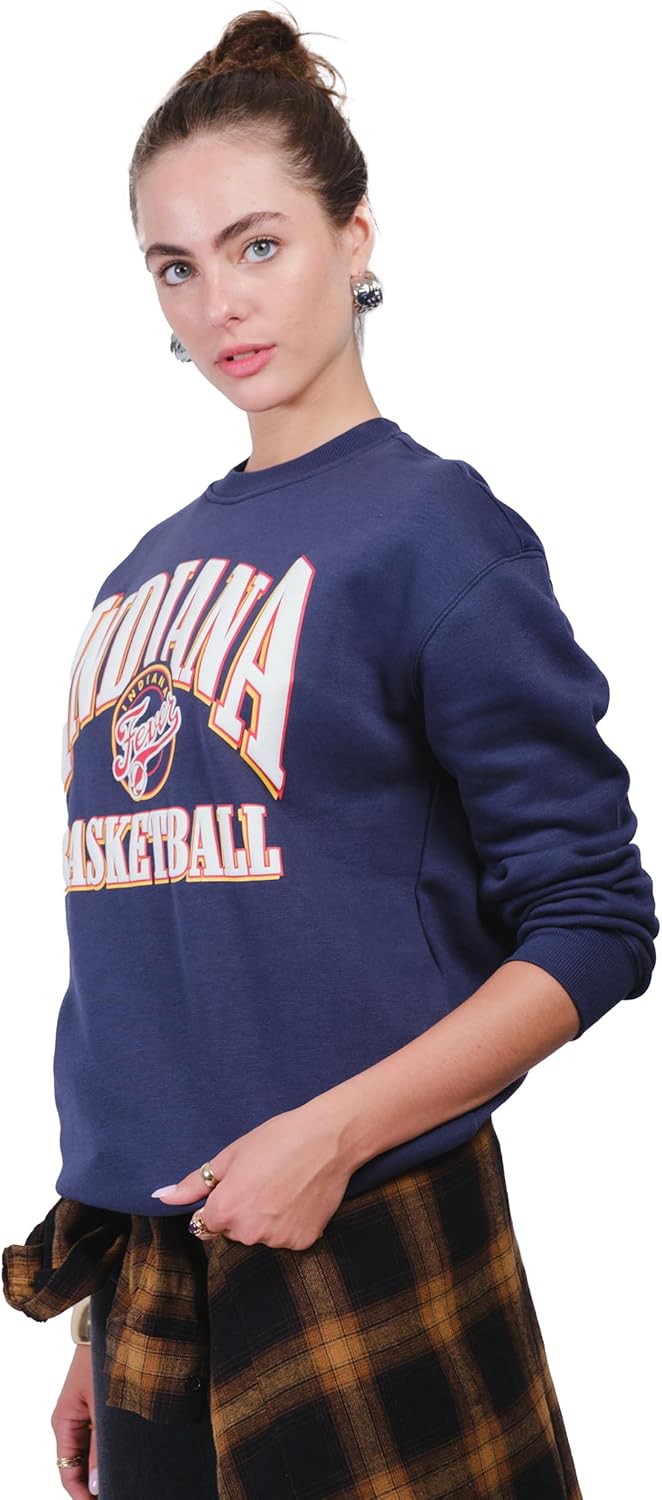 Ultra Game Women's WNBA Official Super Soft Oversized Crew Sweatshirt - Image 2