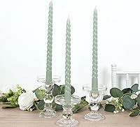 Vista 61 de Efavormart Paquete de 5 Velas cónicas negras premium sin aroma de 9" con mecha acanalada, velas altas de cera para cena