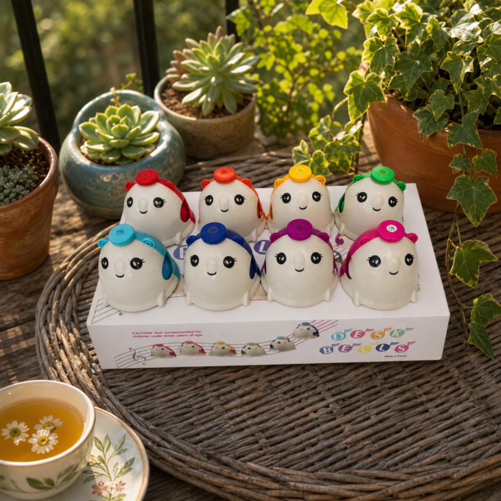 Baoblaze 8 Pezzi Campanella a Forma di | Per Bambini, Facili da Suonare, Campanella a Percussione, Scuola prescolare