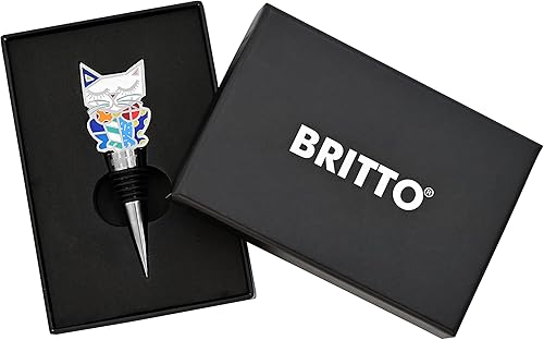 Miniatura 2 de BRITTO Romero - Tapón de vino de metal gato Sam