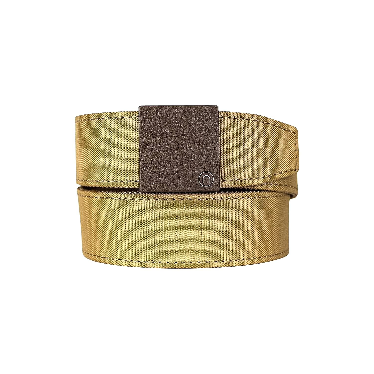 Nexbelt Tactical Ratchet EDC Supreme Appendix Gun Belt - OWB or IWB Gun Belt for Men with up to 50" Waist - CCW Nylon Sweat Resistant Belt - CCW Belt with 1 1/2" Width Strap - Coyote