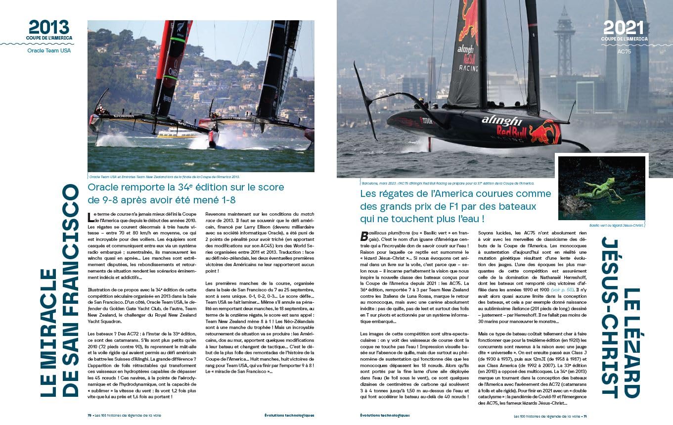 Les 100 histoires de légende de la voile