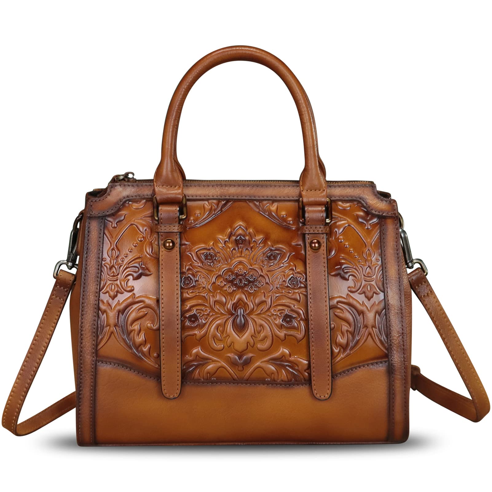 MFFOR Genuine Leather Shoulder Bag For Women - Small Hobo Purse, Adjustable Strap, 7.87x5.9in - View #8