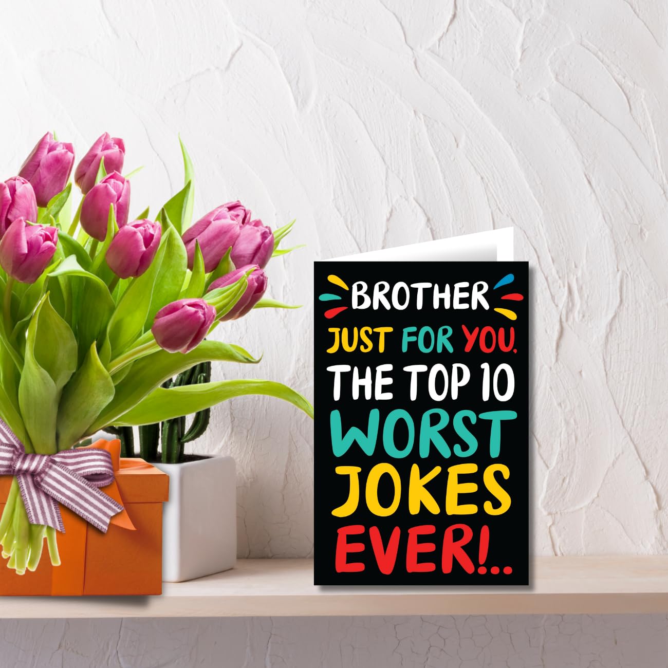 Lustige Geburtstagskarte Für Bruder – Witzige Grußkarte Mit Humorvollem Design, Inkl. Umschlag
