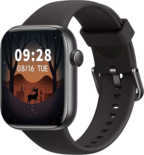 Reloj inteligente (respuestallamadas de marcación), reloj de seguimiento de fitness HD de 1.85 pulgadas para hombres y mujeres con 147 modos