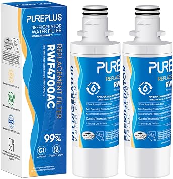 PUREPLUS LT1000PC ADQ747935 MDJ64844601 Refrigerator Water Filter, 2 Pack