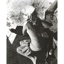 Stella Stevens wearing Sexy Dress in Black and White Top View Portrait Photo Print 24 x 30