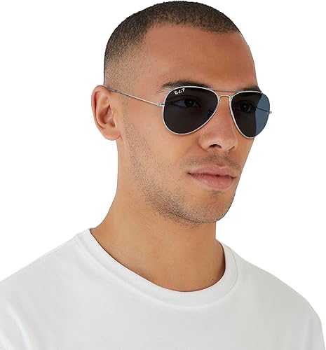 Vista 90 de Ray-Ban Rb3025 Classic Aviator - Lentes de sol clásicos de aviador Polarizado dorado/verde