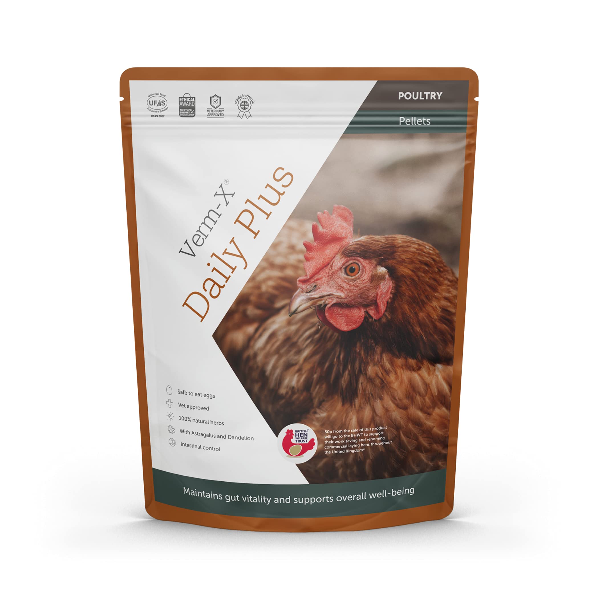 Verm-X Daily Plus For Poultry For Ducks And Fowl - 1.5Kg