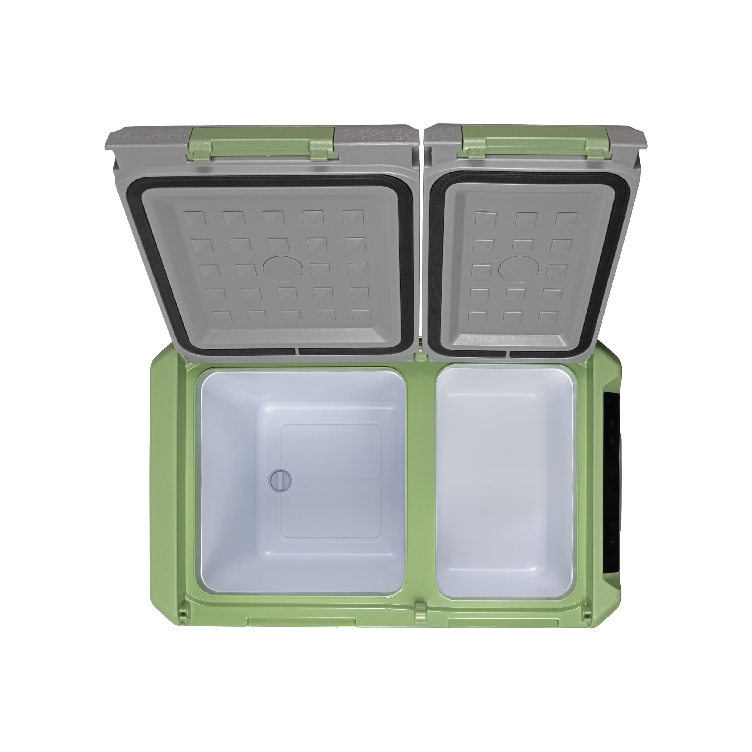 Steamy-E Single Zone Elektrische Kompressor Kühlbox, 40 Liter, Grau, 12V/24V/230V, zum Gefrieren und Kühlen, für Auto, Camping, Urlaub, Boot