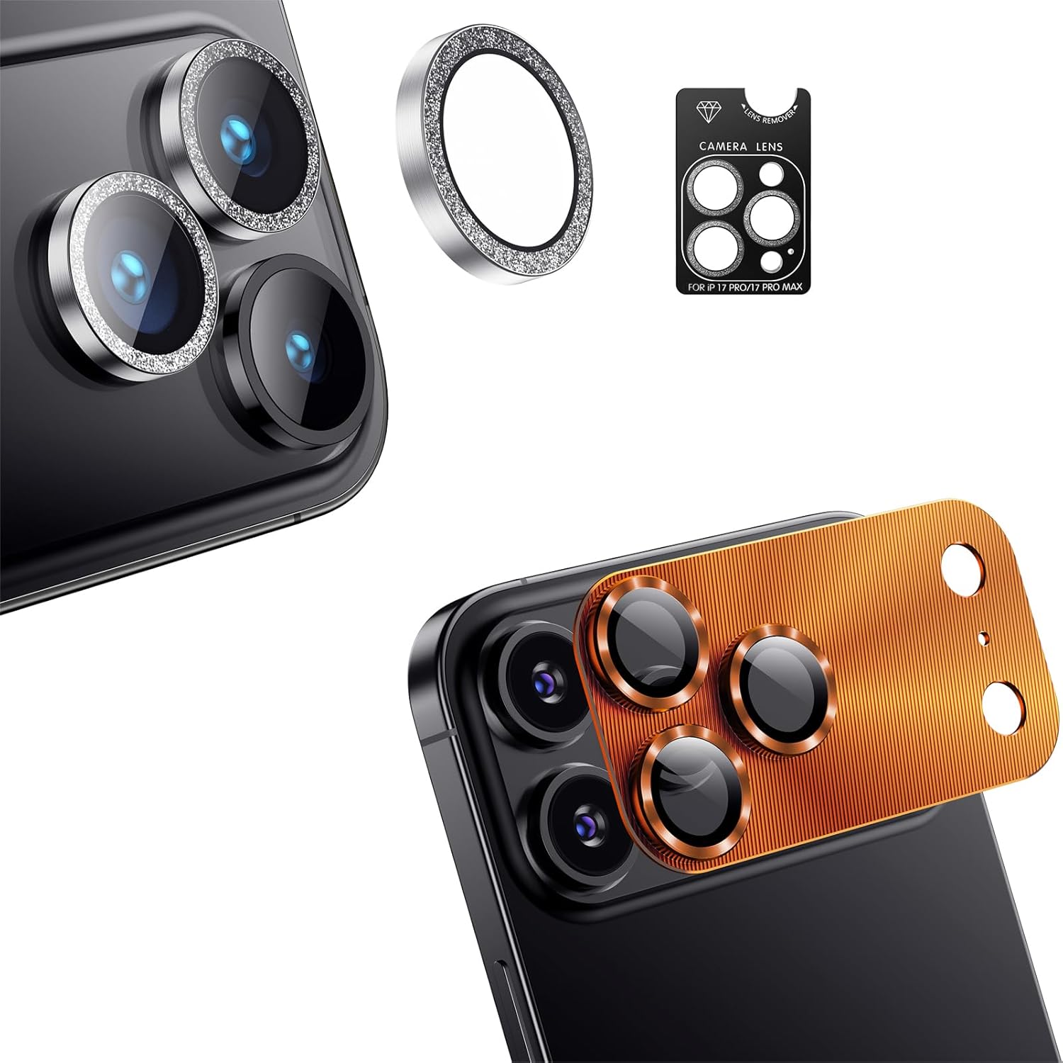 AFARER Camera Lens Protector for iPhone 17 Pro Max