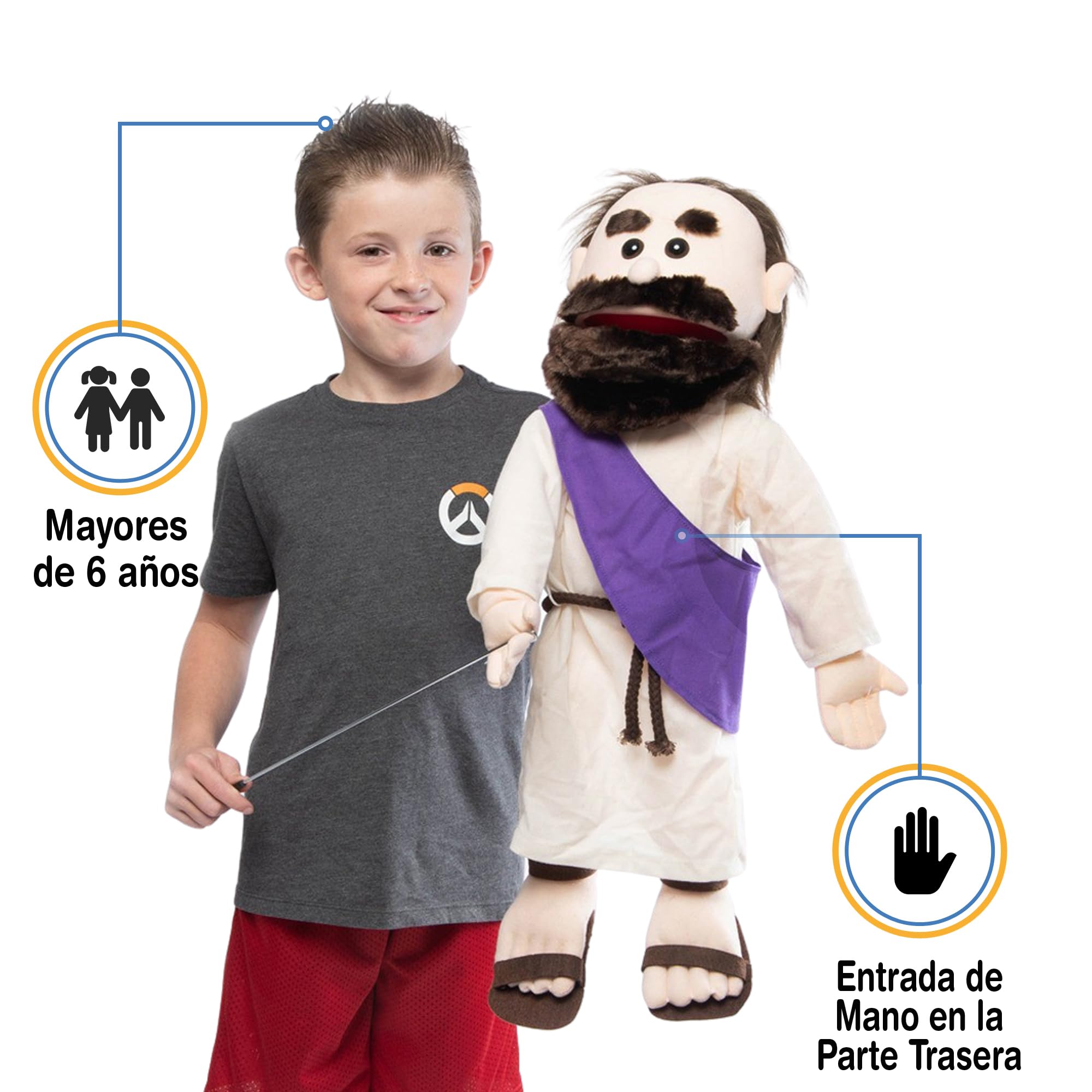 Jesus Puppet | 25" Full Body Ministry Puppet by Silly Puppets