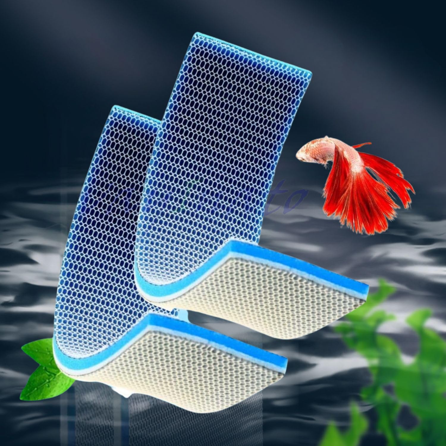 VAYINATO (Pack of 2) 50 * 11 Cm Upgraded 8D Multi Layer Reusable Aquarium and Koi Pond Filter Media Sponge for Cyrstal Clear Water | Washable Biological Foam for Fish Tanks by Petzlifeworld (B0DDGP8XLN) Amazon Price History, Amazon Price Tracker