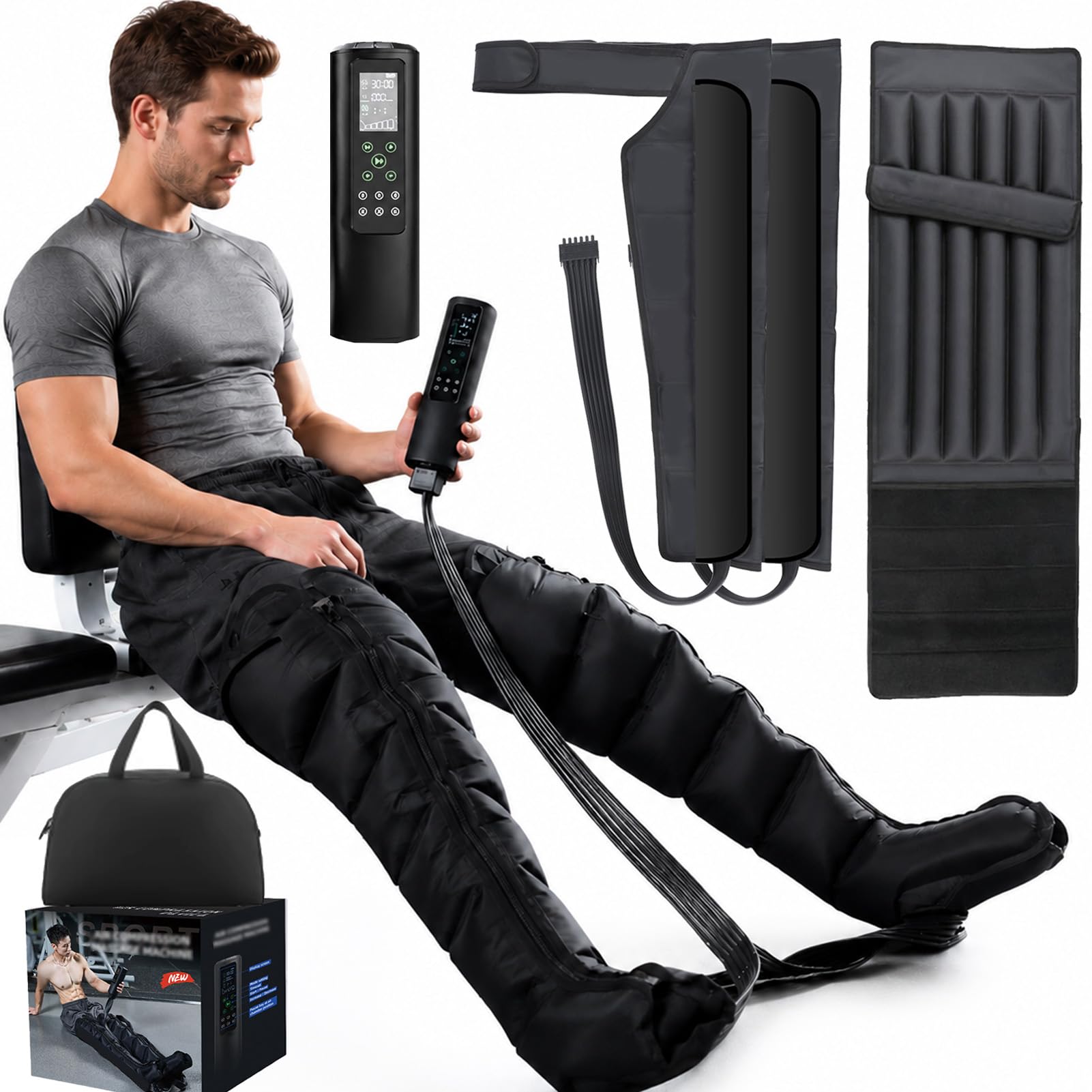 Presoterapia Para Casa Profesional, Botas Presoterapia Piernas Recargable