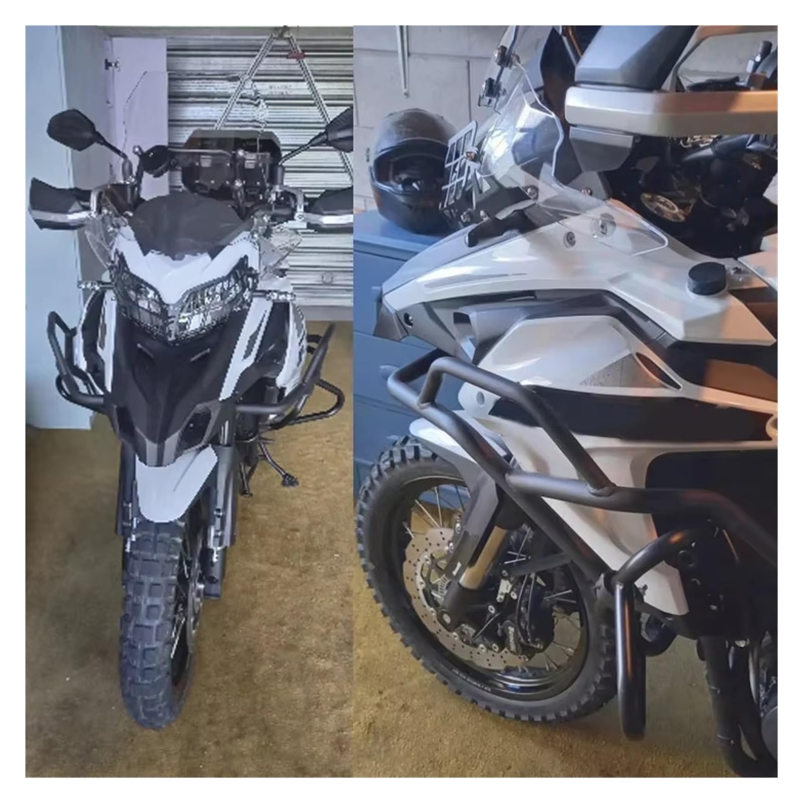 Paramotore Tubolare Per Benelli Per TRK502 Per TRK502X Per BJ500GS 2021 2022 2023 Paraurti Per Protezione Motore Moto Barra Protezione Telaio Gabbia Acrobatica Motorcycle motore Paraurti